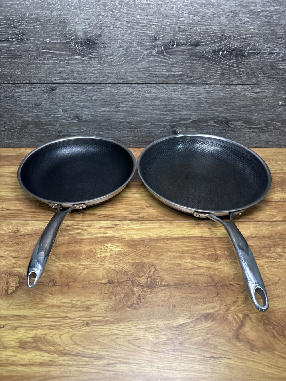 HexClad 12-Inch Frying Pan & 10-Inch Frying Pan